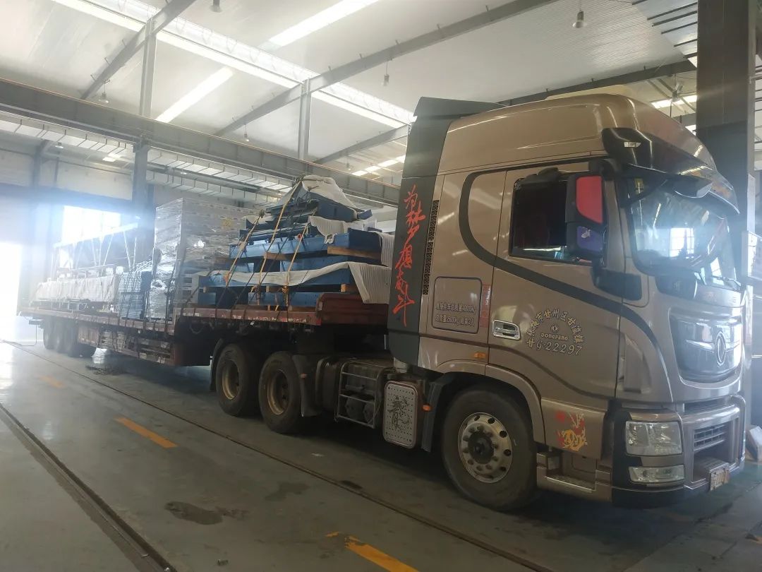 進(jìn)擊！泉工股份生產(chǎn)線發(fā)貨華中，助力地區(qū)基建建設(shè)