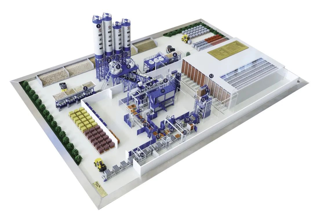 項(xiàng)目現(xiàn)場|泉工股份全自動生態(tài)砌塊生產(chǎn)線成功引領(lǐng)華東地區(qū)再生資源化發(fā)展！